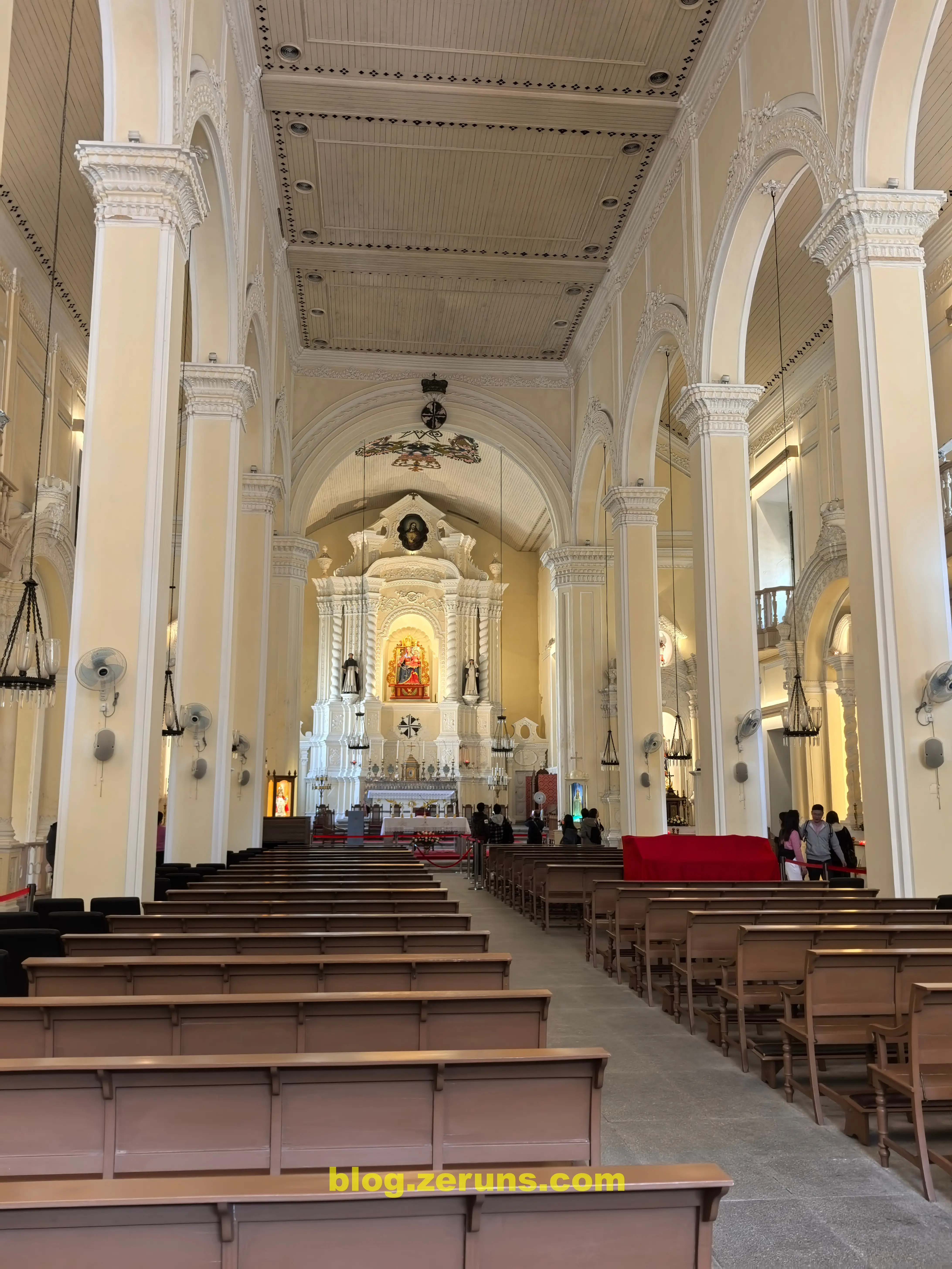 Interior of the Church of St. Dominic