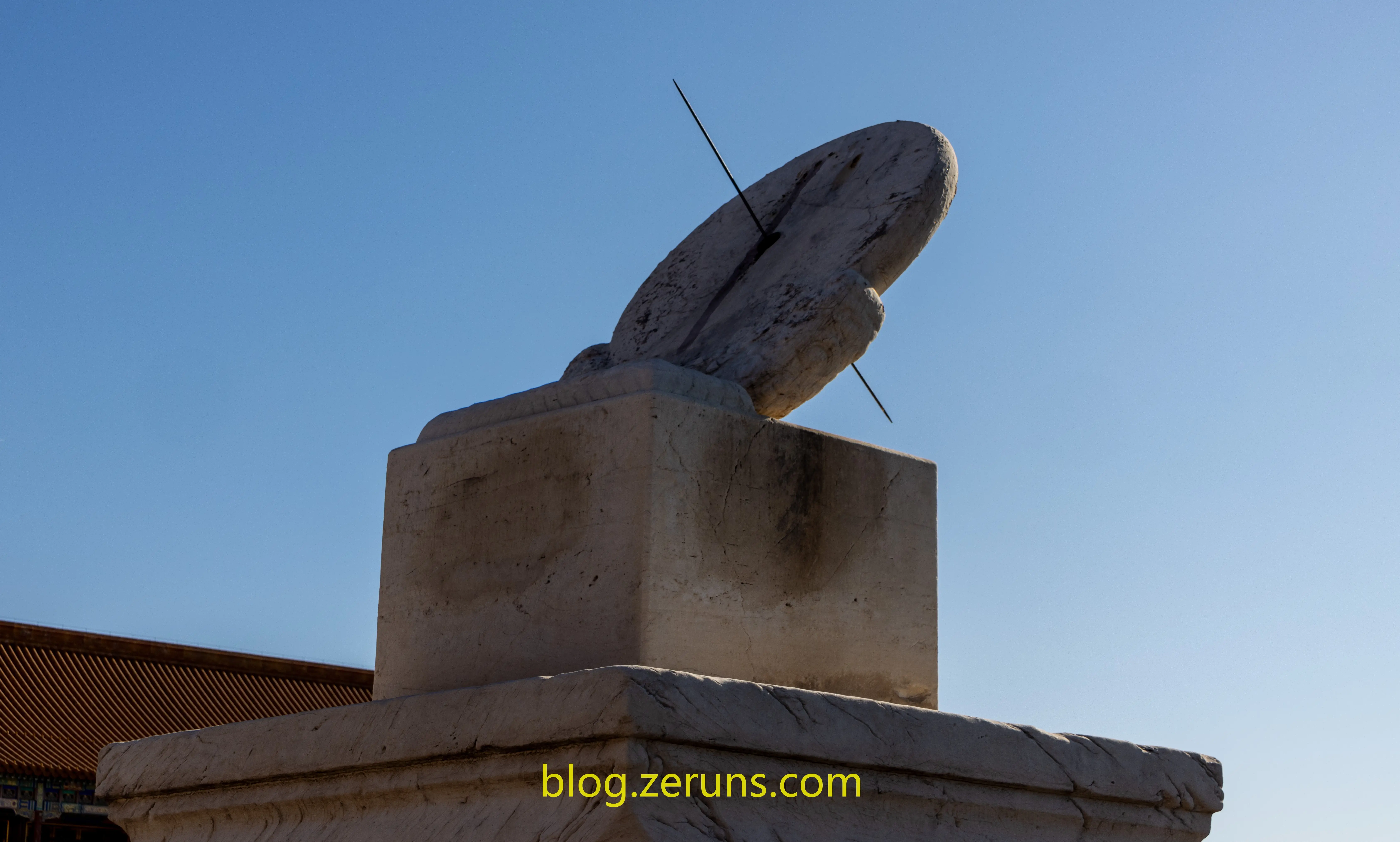 Sundial in the Forbidden City